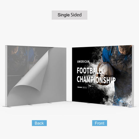 10ft SEG Edge - lit Fabric Display - Blitz Sign & Displays