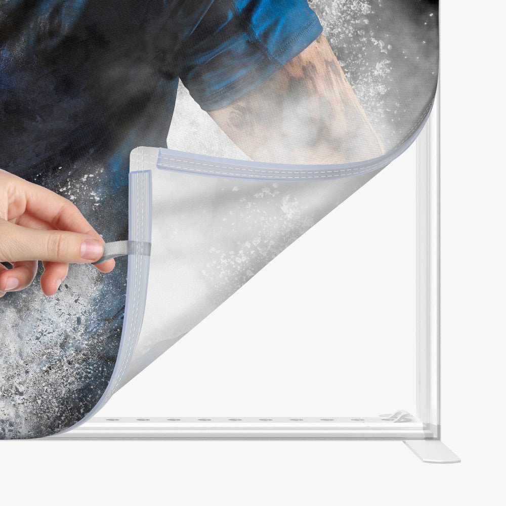 10ft SEG Edge - lit Fabric Display - Blitz Sign & Displays