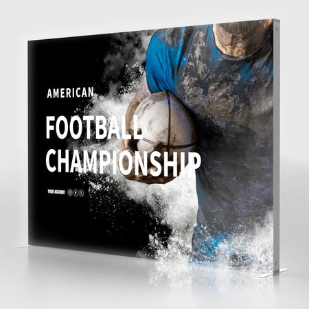 10ft SEG Edge - lit Fabric Display - Blitz Sign & Displays