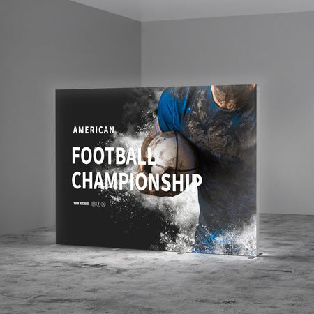 10ft SEG Edge - lit Fabric Display - Blitz Sign & Displays