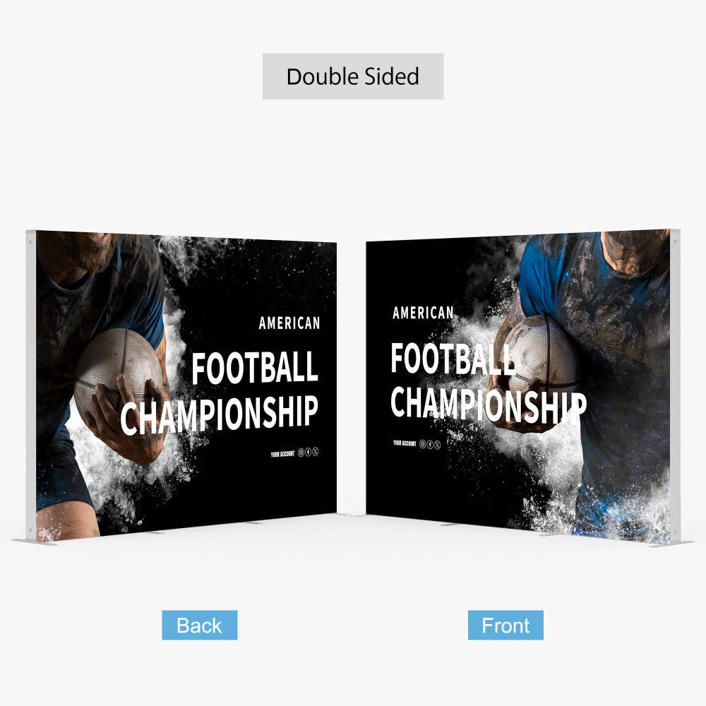 10ft SEG Edge - lit Fabric Display - Blitz Sign & Displays