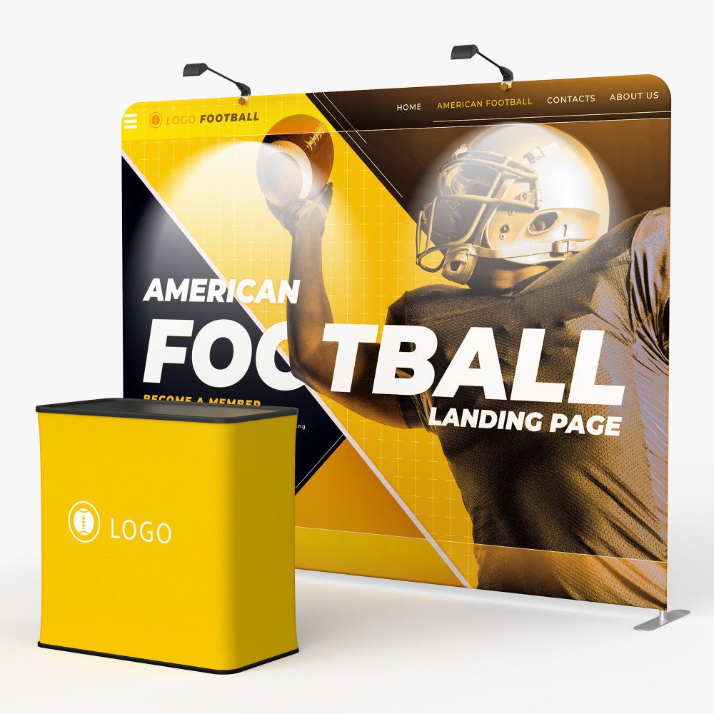 10ft Straight Tension Fabric Display - Blitz Sign & Displays