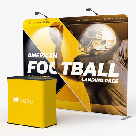 10ft Straight Tension Fabric Display - Blitz Sign & Displays