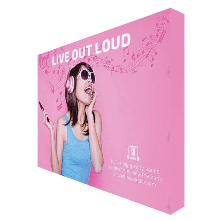 10ft Straight Velcro Fabric Pop Up Display - Blitz Sign & Displays