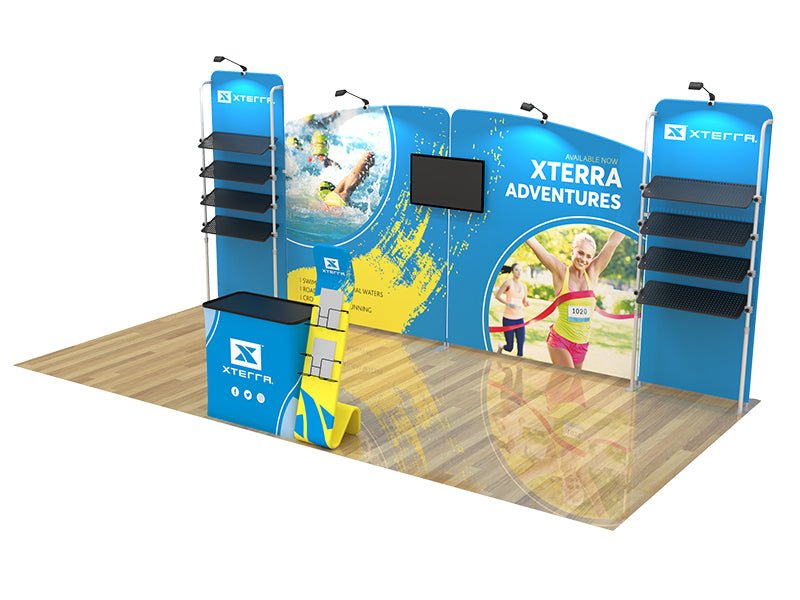 10x20ft Booth 16 Wave - Blitz Sign & Displays