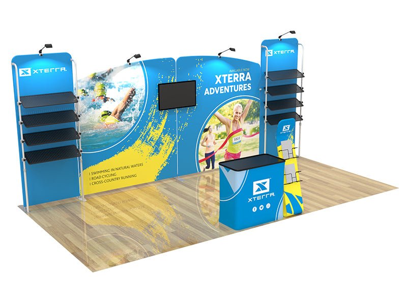 10x20ft Booth 16 Wave - Blitz Sign & Displays