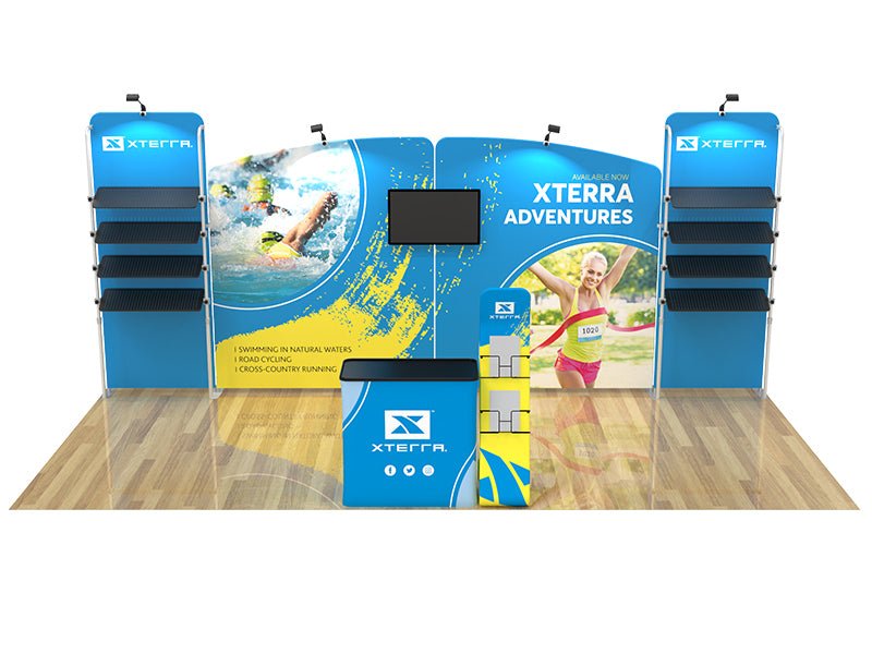 10x20ft Booth 16 Wave - Blitz Sign & Displays