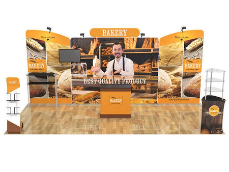 10x20ft Booth H Boom - Blitz Sign & Displays