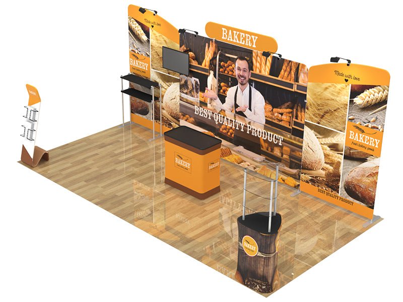 Boom Display 10x20ft Booth H Boom – Blitz Sign & Displays