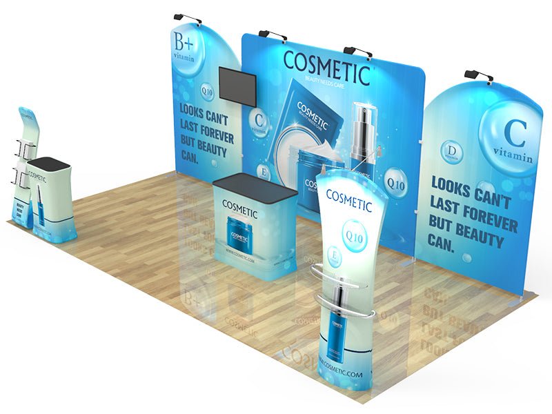 10x20ft Booth J Pow - Blitz Sign & Displays