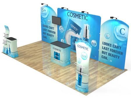 10x20ft Booth J Pow - Blitz Sign & Displays