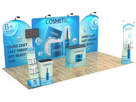 10x20ft Booth J Pow - Blitz Sign & Displays