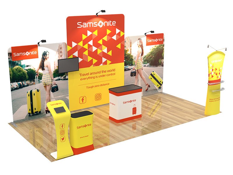 10x20ft Booth L Wham - Blitz Sign & Displays