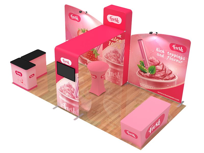10x20ft Booth Q - Blitz Sign & Displays