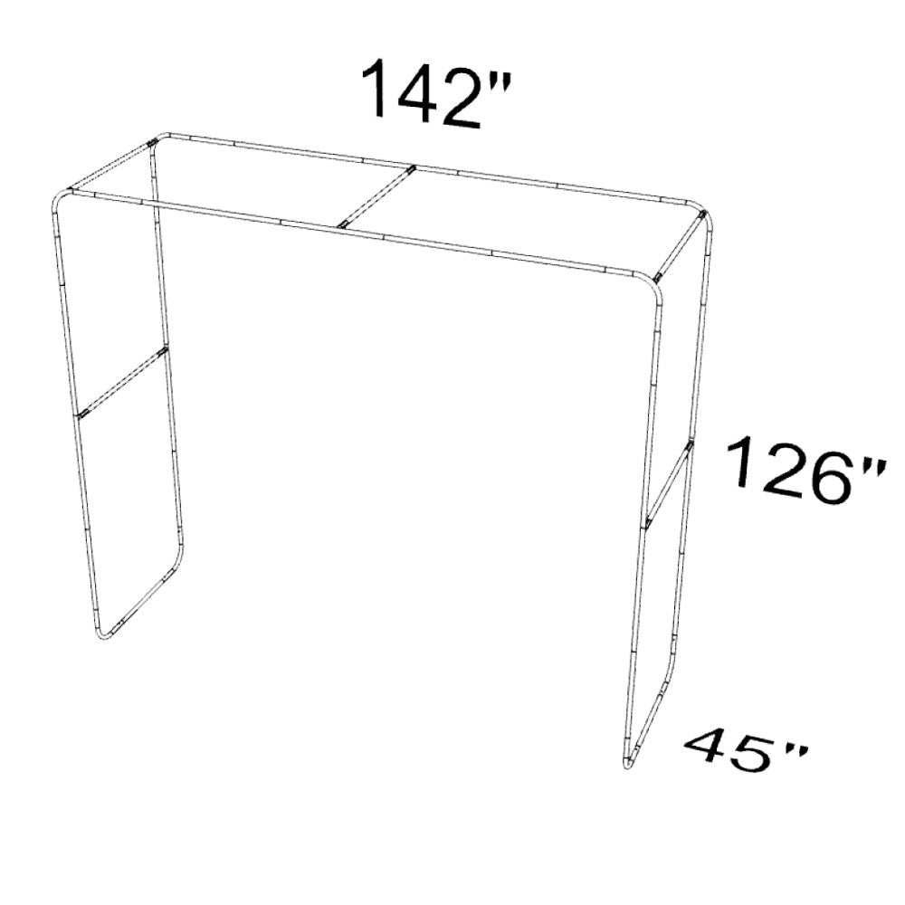 12x10 ft Slim Arch - Blitz Sign & Displays