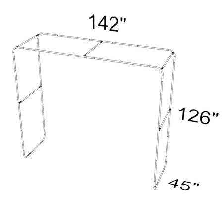12x10 ft Slim Arch - Blitz Sign & Displays