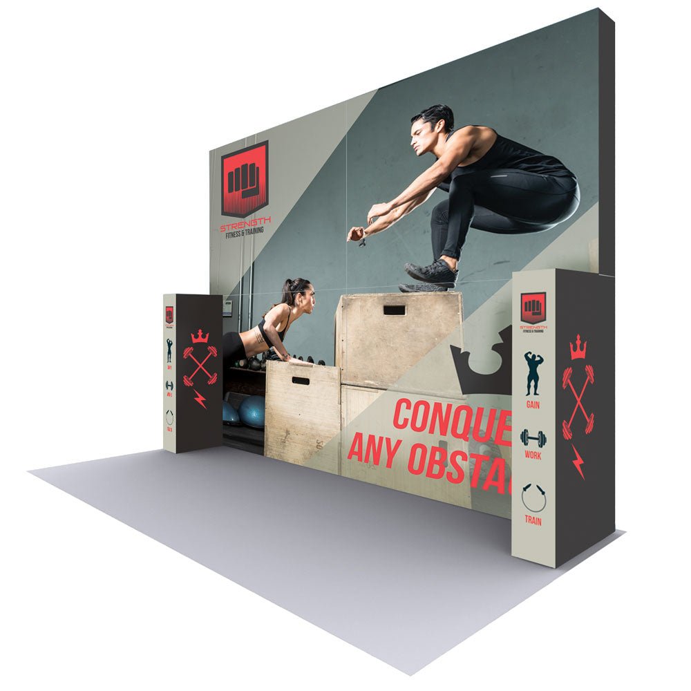 20 ft. Lumiere Light Wall® Configuration F Backlit - Blitz Sign & Displays
