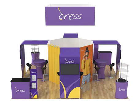 20x20ft Custom Octo Booth - Blitz Sign & Displays