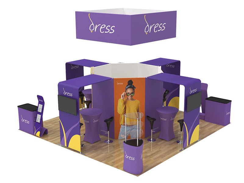 20x20ft Custom Octo Booth - Blitz Sign & Displays