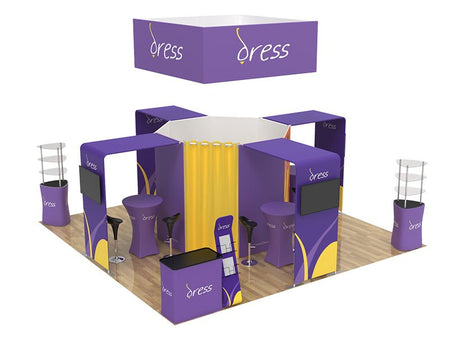 20x20ft Custom Octo Booth - Blitz Sign & Displays