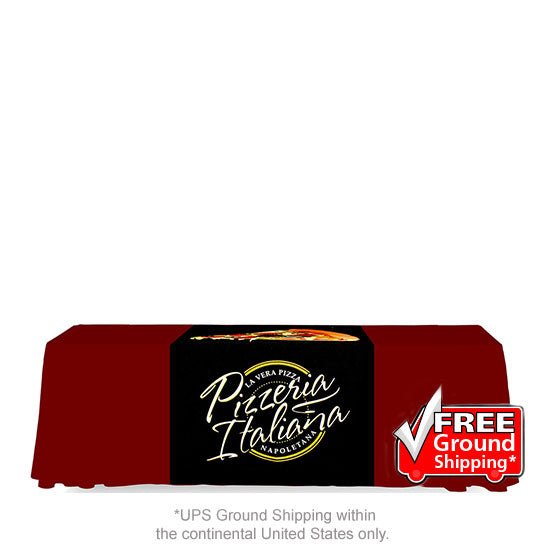 3 ft. Table Runner FullBack Dye Sub Print - Blitz Sign & Displays