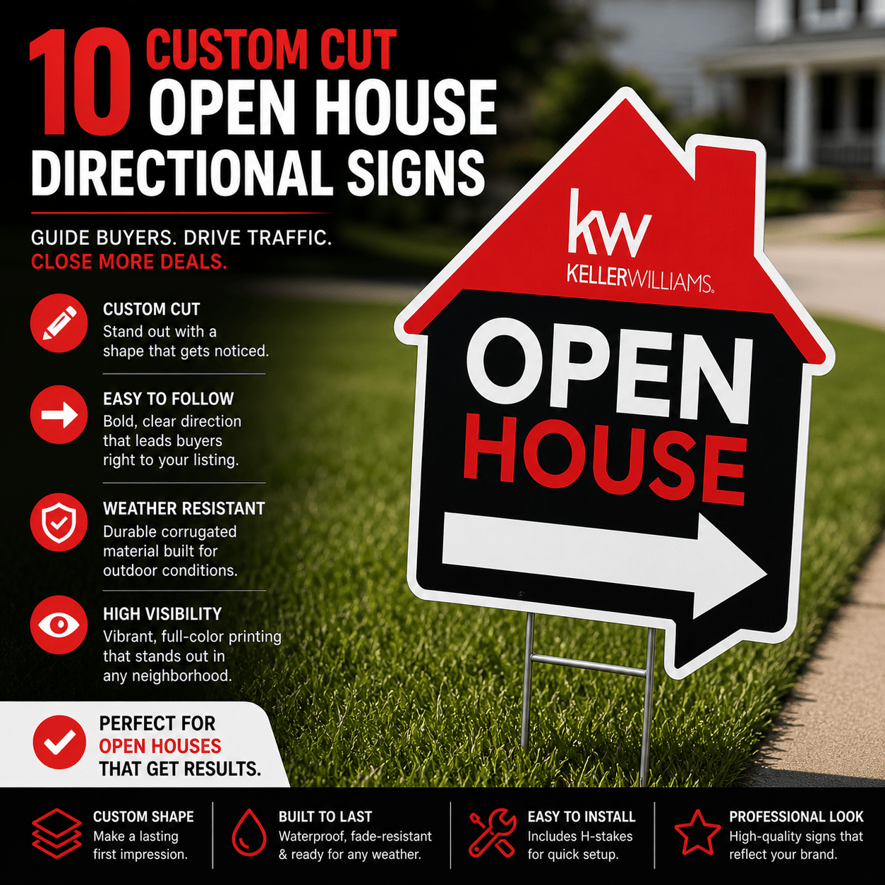 Blitz Realtor Sign & Print Bundle - Blitz Sign & Displays
