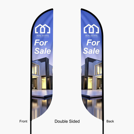 Feather Convex Flag 9 ft.(Small) - Blitz Sign & Displays