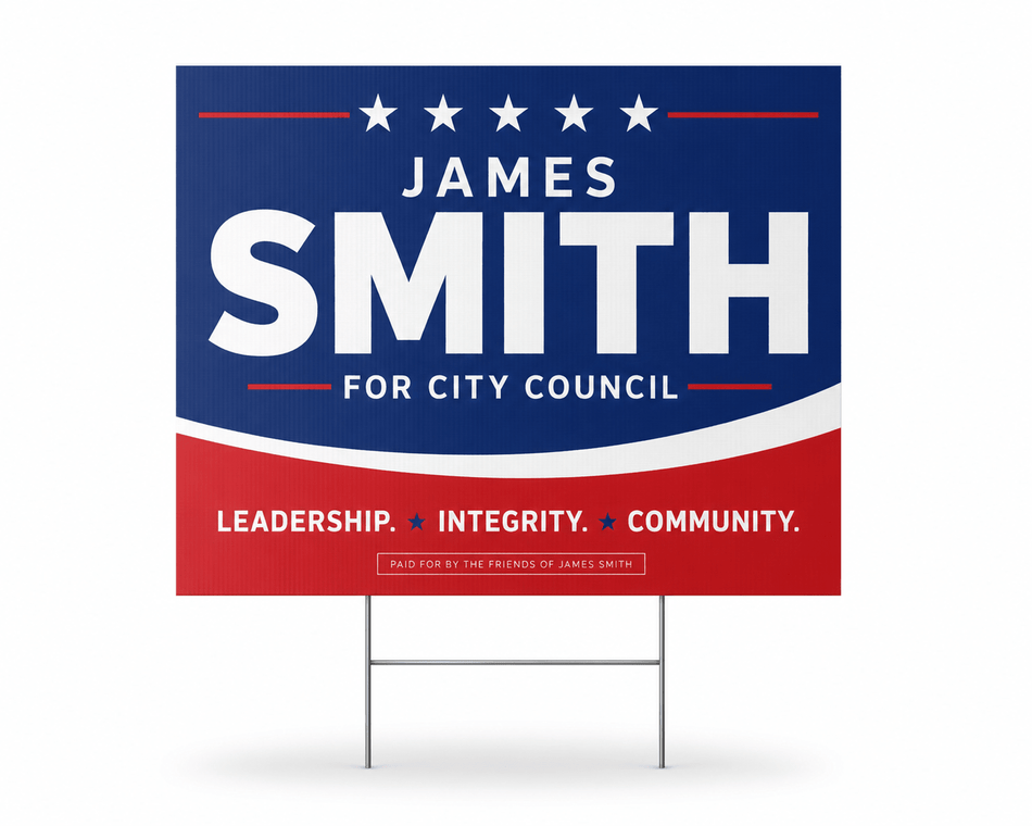 Political Signs - Blitz Sign & Displays