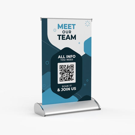 Table Top Banner Stand - Blitz Sign & Displays