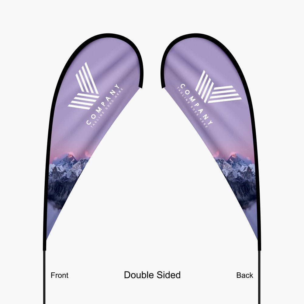 Teardrop Flag:13.5ft, 11.2ft, 9ft, 7ft - Blitz Sign & Displays