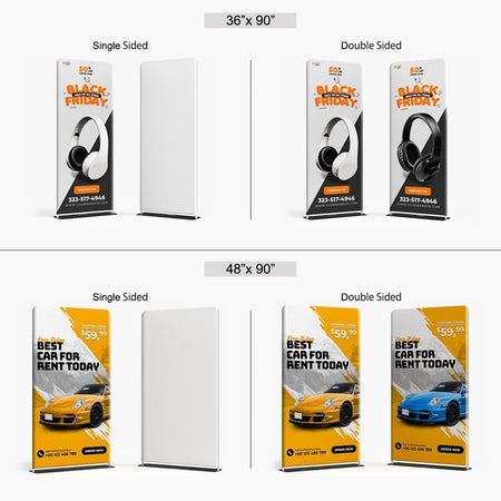 Tension Pillowcase Fabric Stand - Blitz Sign & Displays