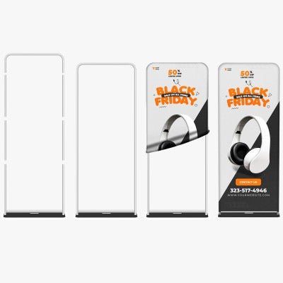 Tension Pillowcase Fabric Stand - Blitz Sign & Displays
