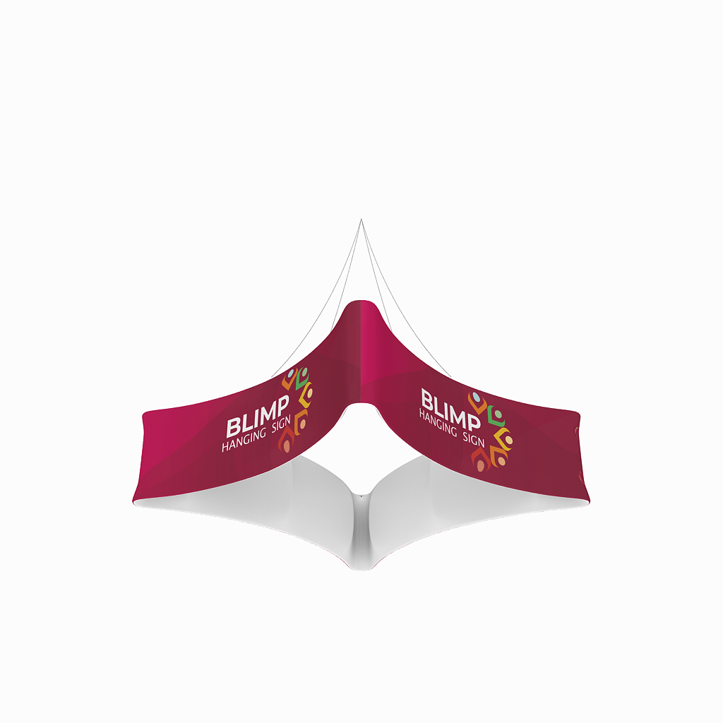 WaveLine® Blimp Quad Curved 12FT - Blitz Sign & Displays