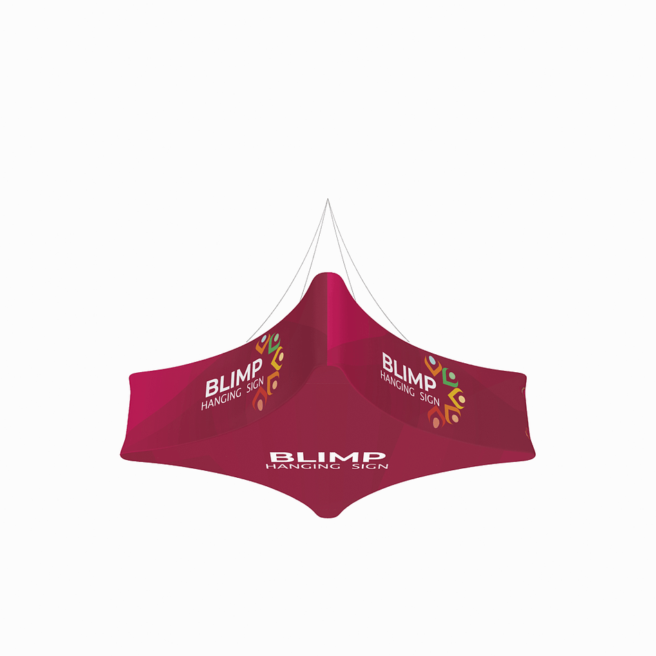 WaveLine® Blimp Quad Curved 12FT - Blitz Sign & Displays