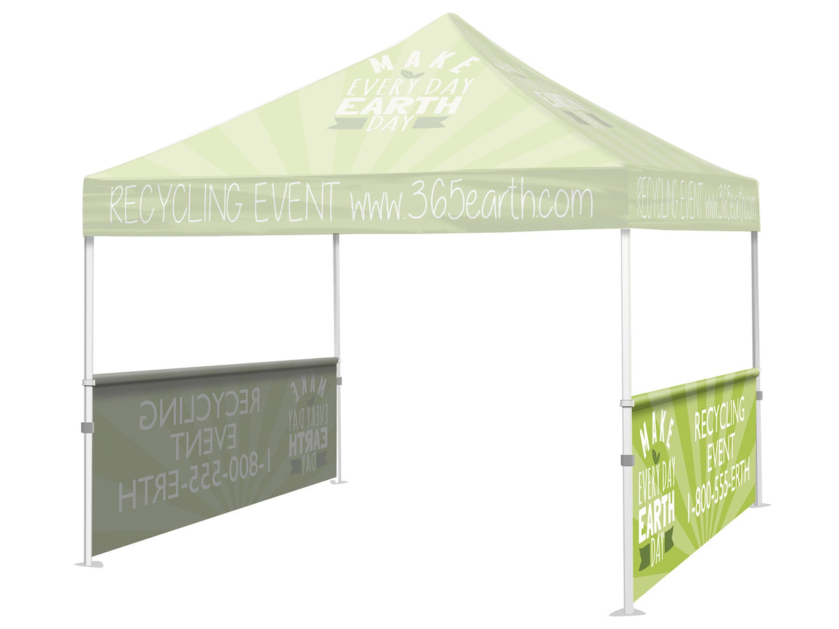 10ft Tent Half Wall (Full Color) - Blitz Sign & Displays