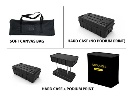 10X10 Custom Booth 03 with TV & Ipad Displays - Blitz Sign & Displays