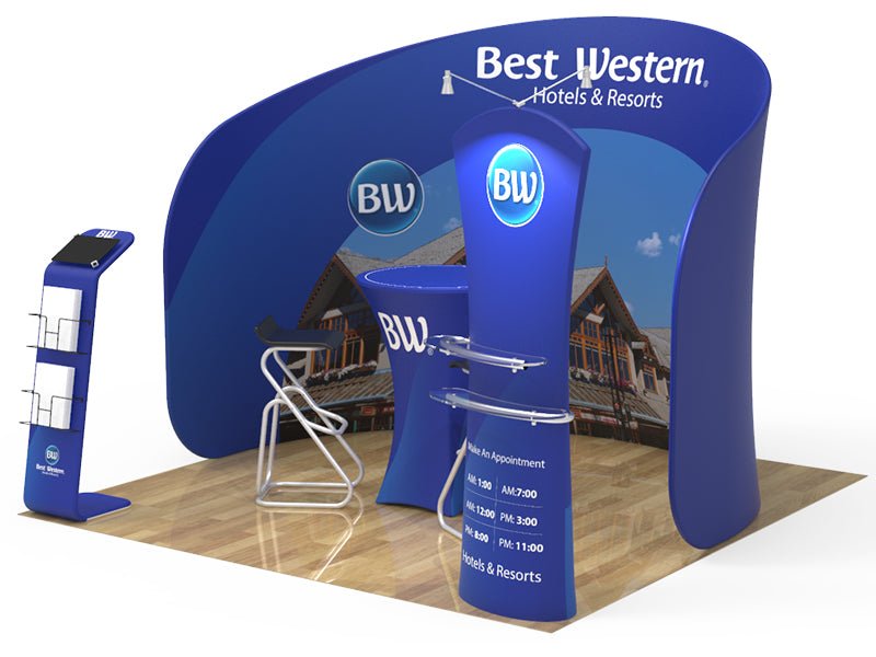 10x10ft Custom Booth 09 - Blitz Sign & Displays