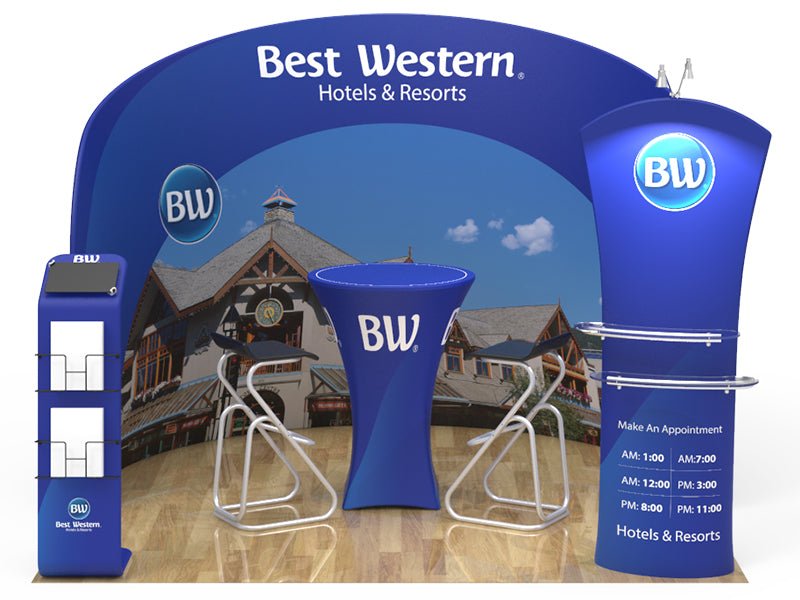10x10ft Custom Booth 09 - Blitz Sign & Displays