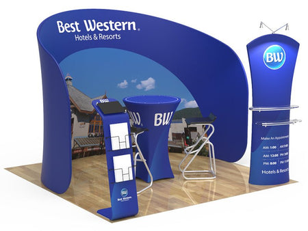 10x10ft Custom Booth 09 - Blitz Sign & Displays