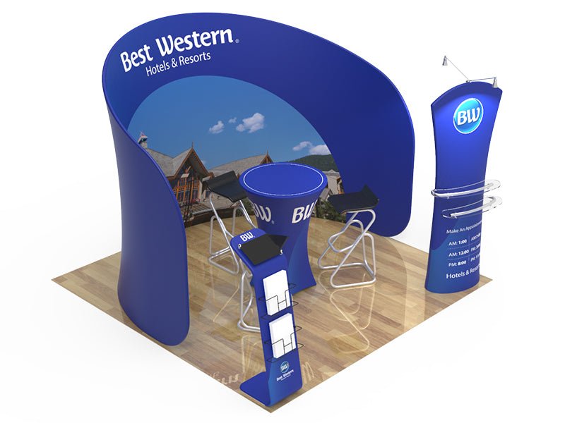 10x10ft Custom Booth 09 - Blitz Sign & Displays