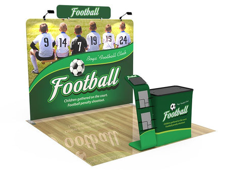 10x10ft Custom Booth 19 - Blitz Sign & Displays