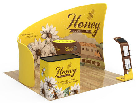 10x10ft Custom Booth L - Blitz Sign & Displays