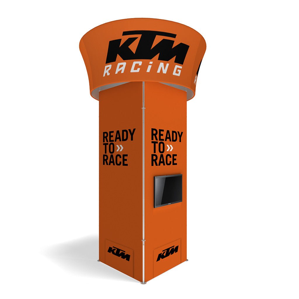15.25ft Blimp Squared Tower with Rotating Blimp - Blitz Sign & Displays