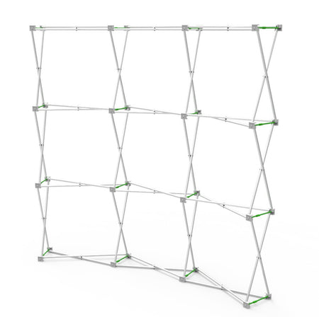 8ft Curve Velcro Fabric Pop Up Display (Hardware Only) - Blitz Sign & Displays