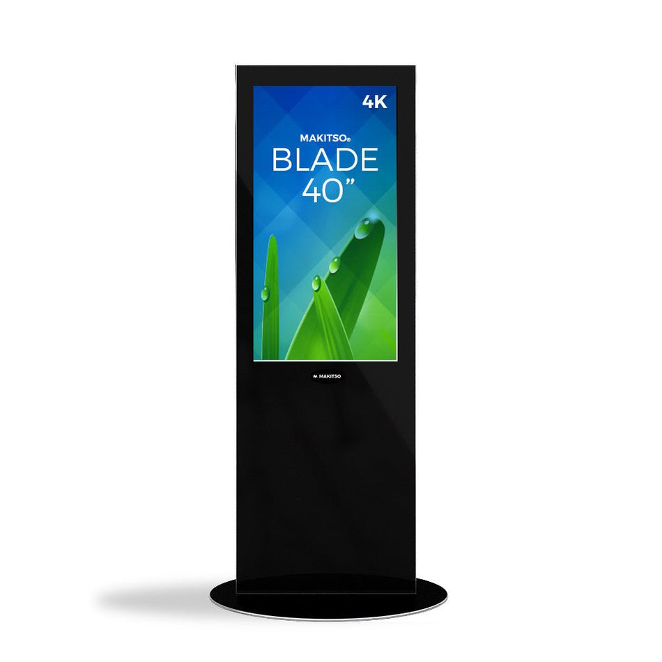 Blade 40" - 4K Digital Signage Kiosk - Blitz Sign & Displays