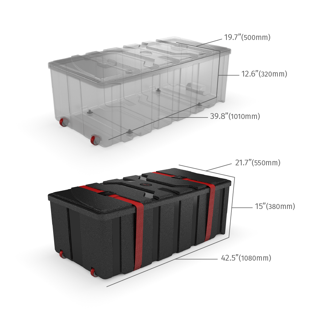 CA700 Exhibit Case and Counter w/Printed Graphic - Blitz Sign & Displays