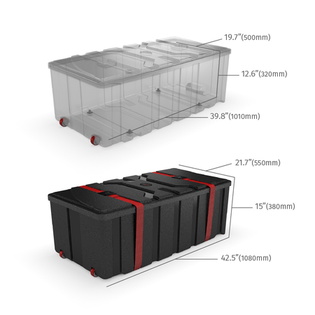 CA700 Exhibit Case and Counter w/Printed Graphic - Blitz Sign & Displays
