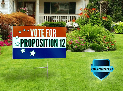 Coroplast - $6.50 a sq ft a side - Blitz Sign & Displays