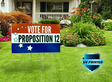 Coroplast - $6.50 a sq ft a side - Blitz Sign & Displays