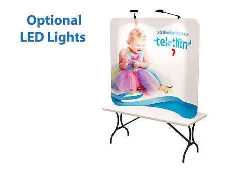 Curve Tension Fabric Display 6 ft - Blitz Sign & Displays